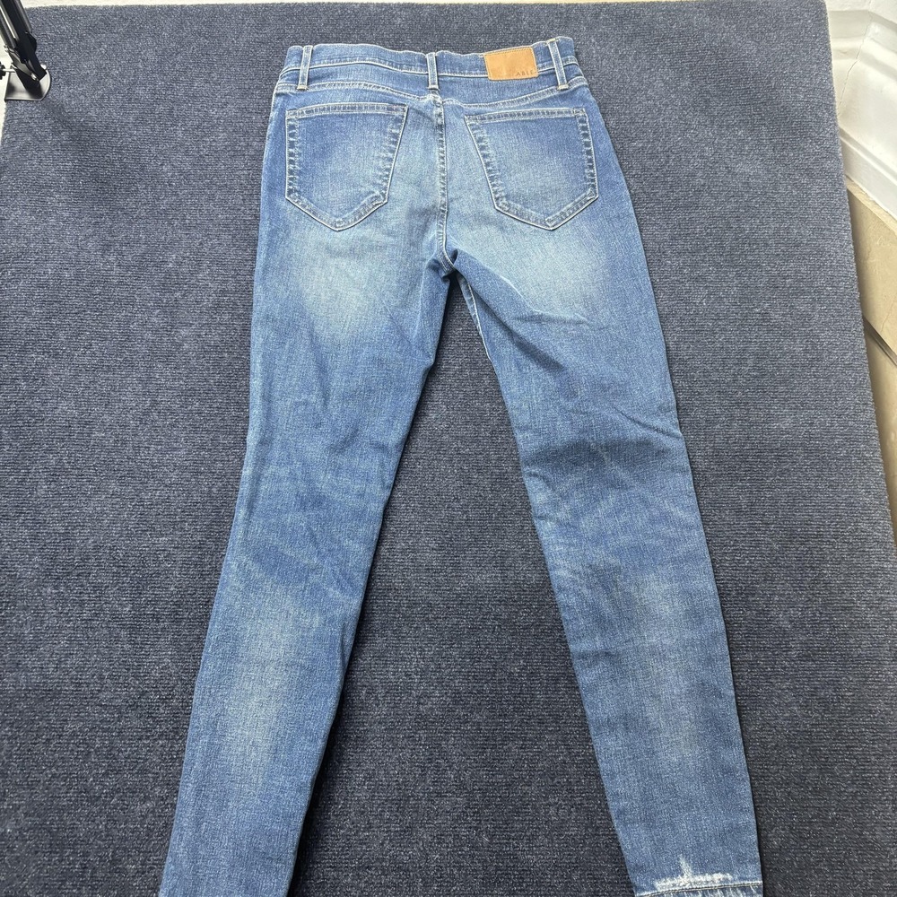 Able Jeans Womens 28x28 Light Wash Mid Rise Skinny Slim Fit‎ Blue Denim Pants